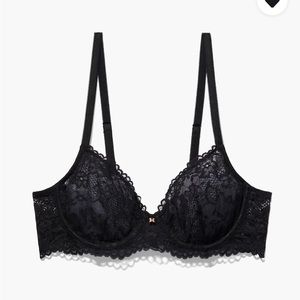 NWOT Savage X Fenty Floral Lace Unlined Bra Size 36DD